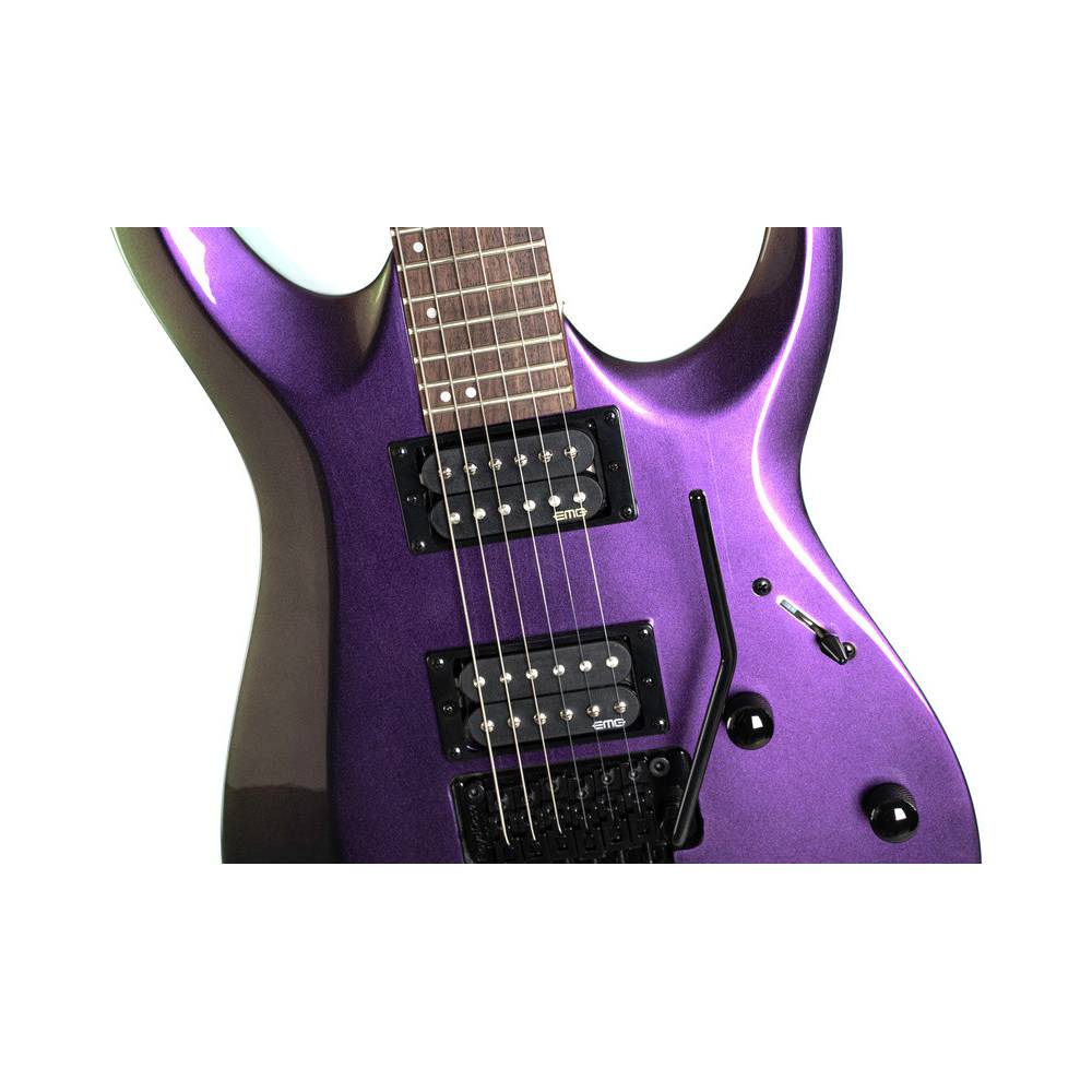 Cort X300 Flip Purple elektrische gitaar met pearlescent afwerking