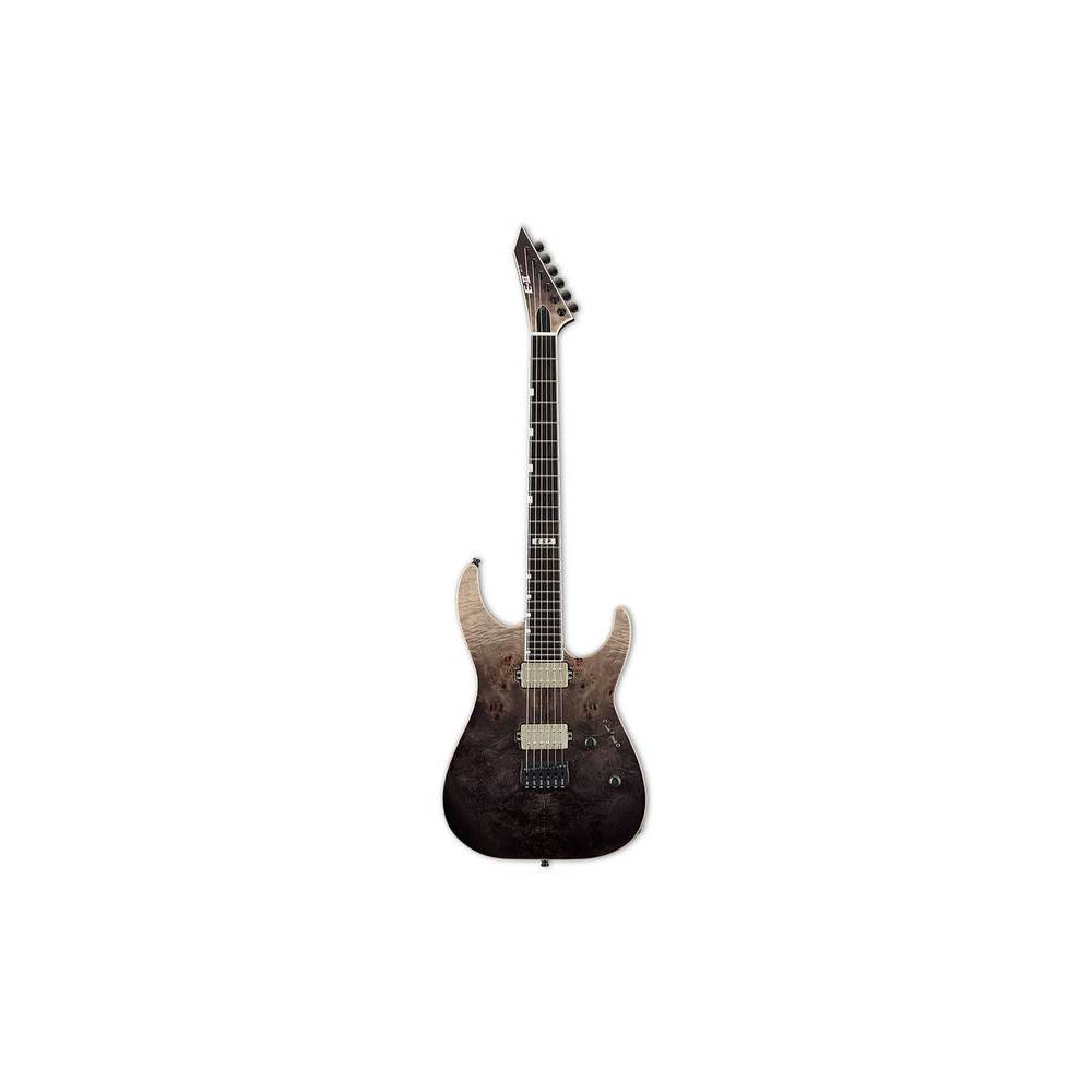ESP E-II M-II NT Hipshot Black Natural Fade met koffer