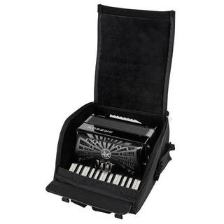 Hohner Bravo II 48 Zwart, Silent Key accordeon