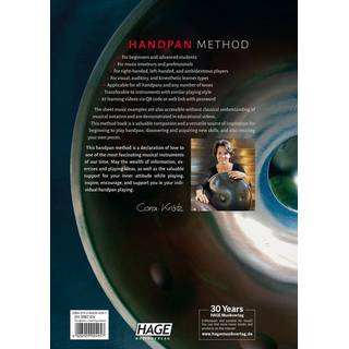 Hage MusikVerlag EH 3987 EN Handpan Learning by Playing lesboek (Engels)