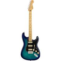 Fender LTD Player Stratocaster HSS Plus Top Blue Burst MN elektrische gitaar