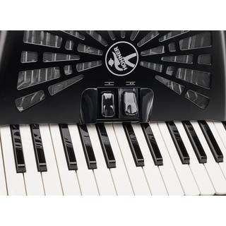 Hohner Bravo II 48 Zwart, Silent Key accordeon