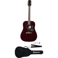 Epiphone Starling Acoustic Guitar Player Pack Wine Red akoestische westerngitaar set