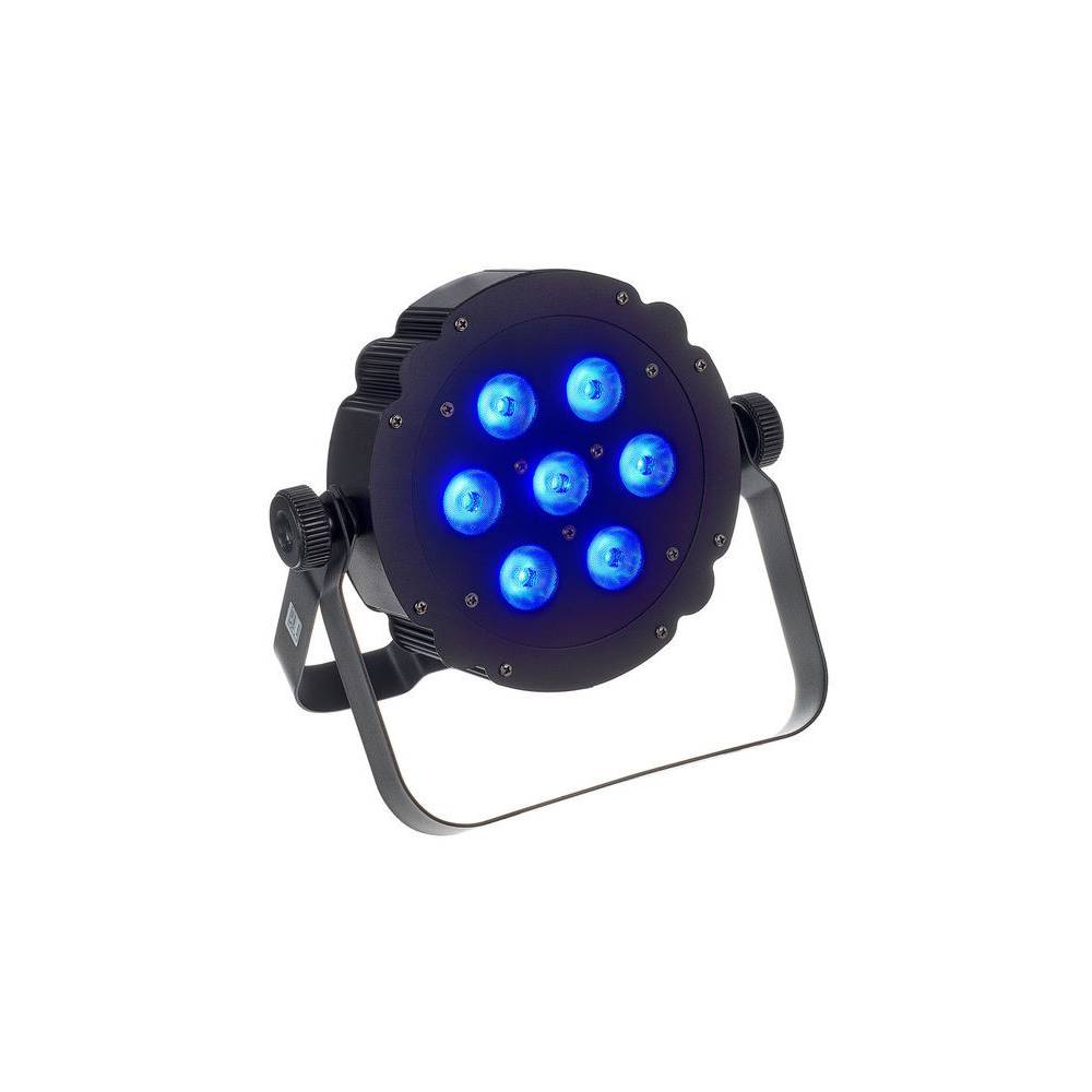 Showtec Compact Par 7 Tri platte RGB LED-par zwart