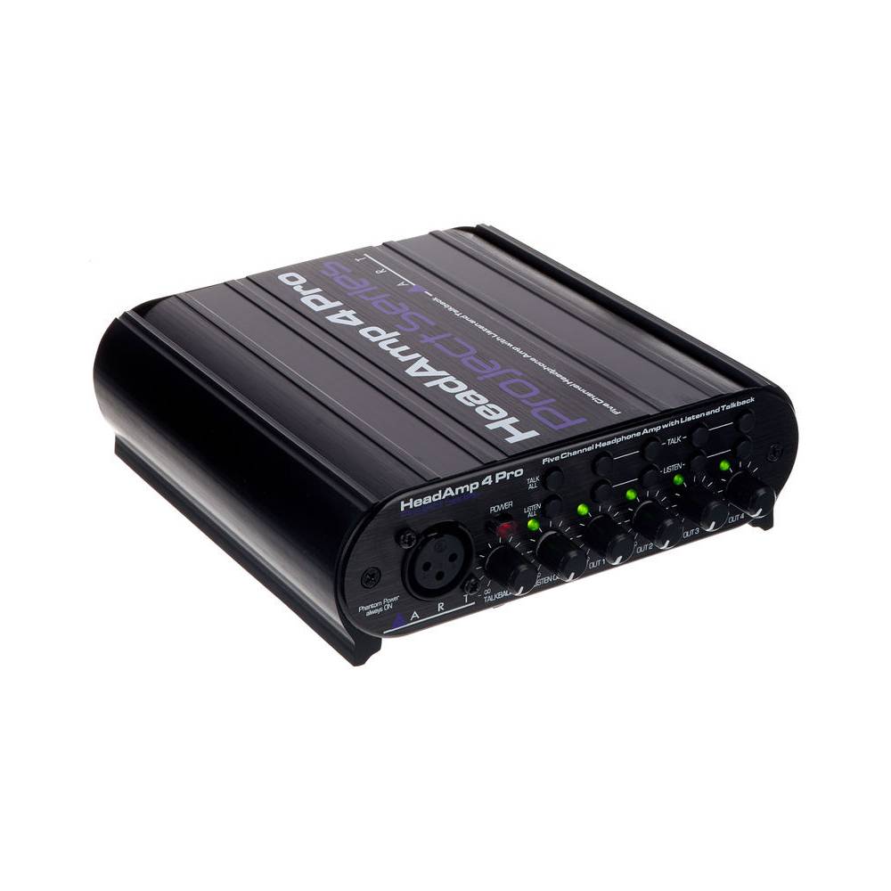 ART HeadAMP 4 Pro hoofdtelefoonversterker met talkback-functie