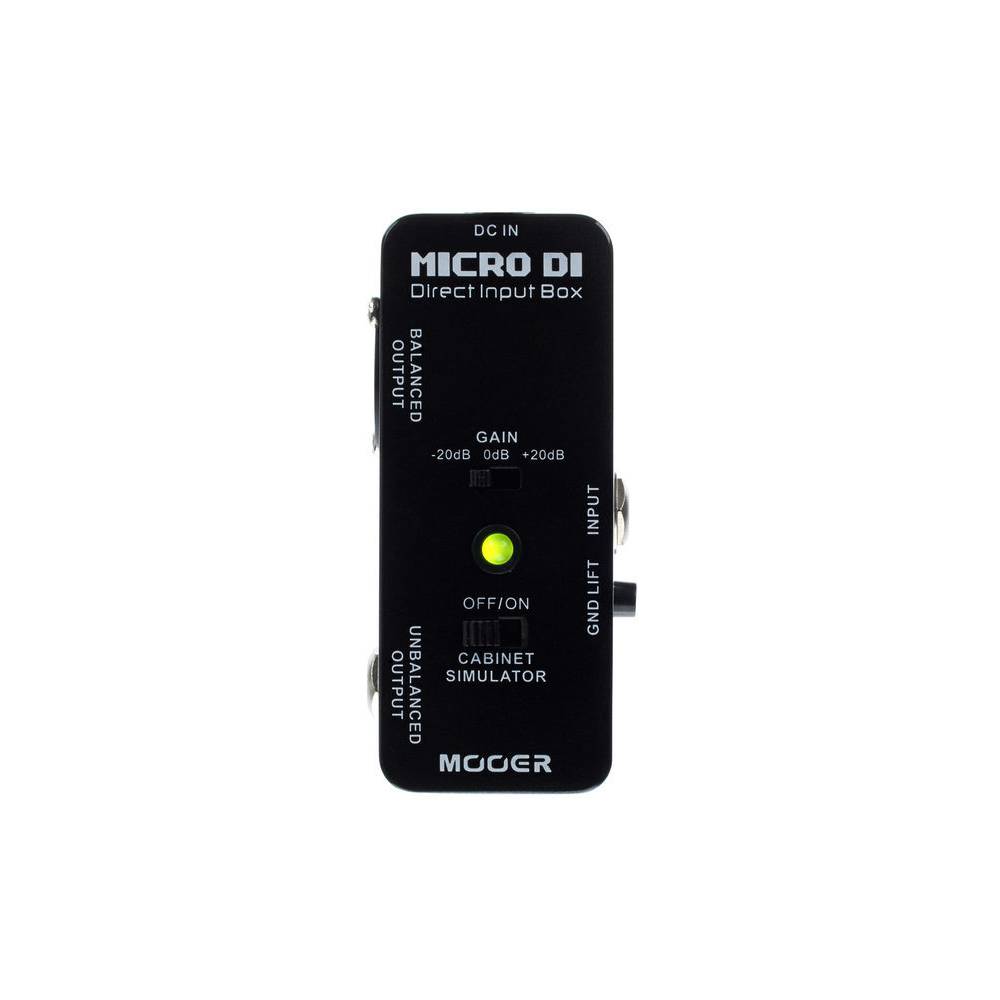 Mooer Micro DI box en preamp