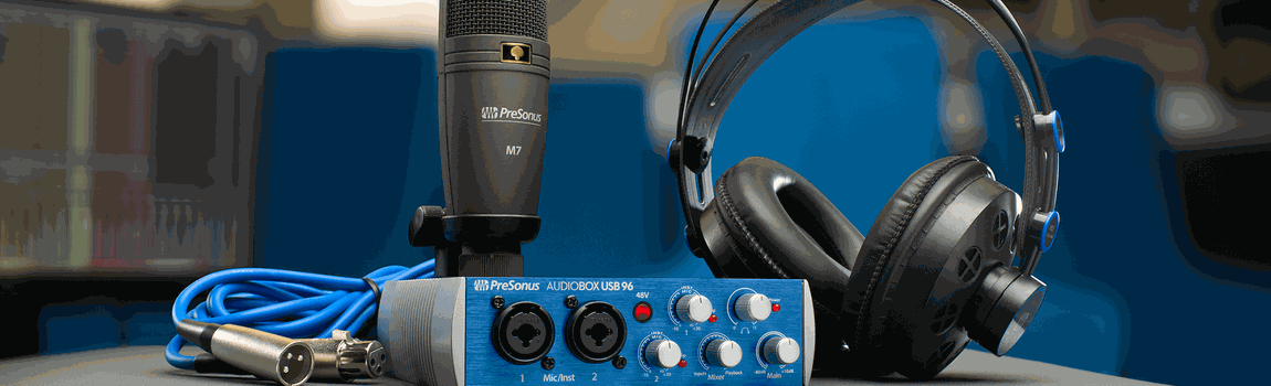 PreSonus Introduces AudioBox USB 96 and AudioBox 96 Studio Recording Kit