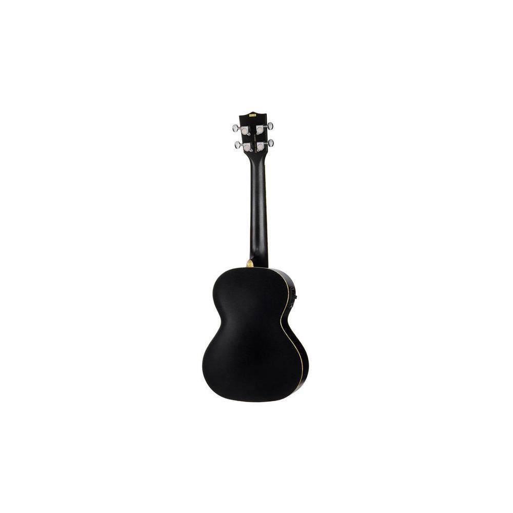 Kala Jazz Tenor Ukulele Metallic Black met koffer