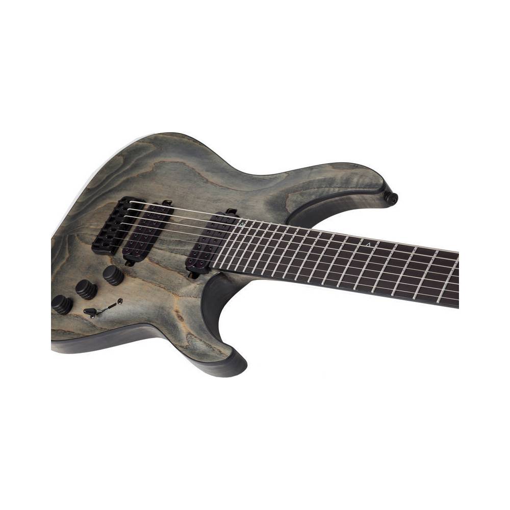 Schecter C-7 Apocalypse Rusty Grey zevensnarige gitaar