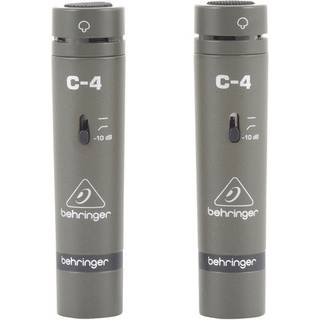 Behringer C-4 studio condensator microfoon (set van 2)