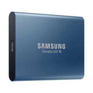 Samsung T5 500GB externe SSD harde schijf (Blauw)