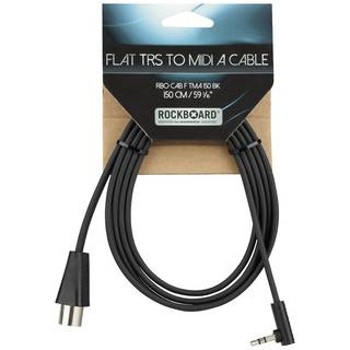 RockBoard RBO CAB F TMA 150 BK Flat TRS-MIDI kabel Type A - 150 cm