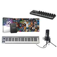 Native Instruments Komplete 12 Ultimate + keyboard + fader controller + microfoon