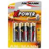 Alkaline X-Power AA 4-pcs blister