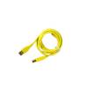 Chroma Cable Rechte USB-kabel 1,5m Tangerine Geel