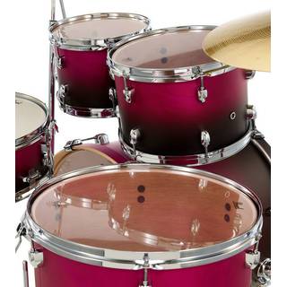 Pearl EXL725BR/C217 Export Lacquer Raspberry Sunset 5d. drumstel rock
