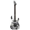 ESP E-II M-II Neck Thru Urban Camo met koffer
