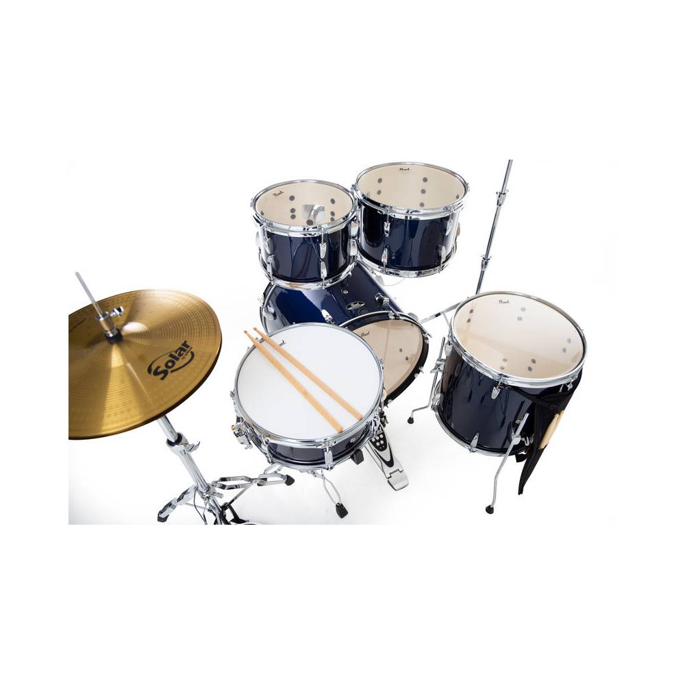 Pearl RS505C/C743 Roadshow Royal Blue Metallic drumstel inclusief bekkens