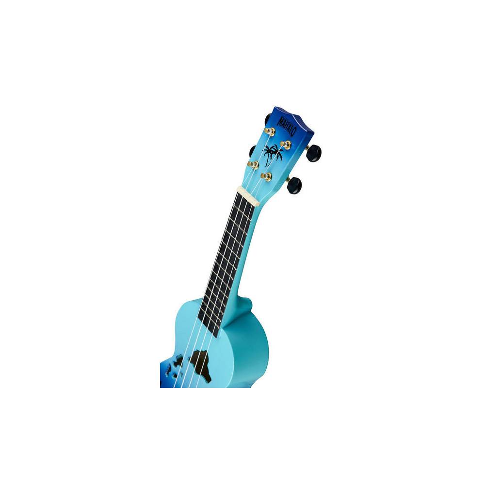 Mahalo MD1HA/BUB Designer Series Hawaii Blue Burst ukelele
