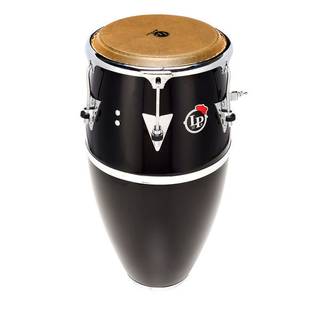 Latin Percussion LP559X1BK Patoto Model Fiberglass Conga Black Chrome