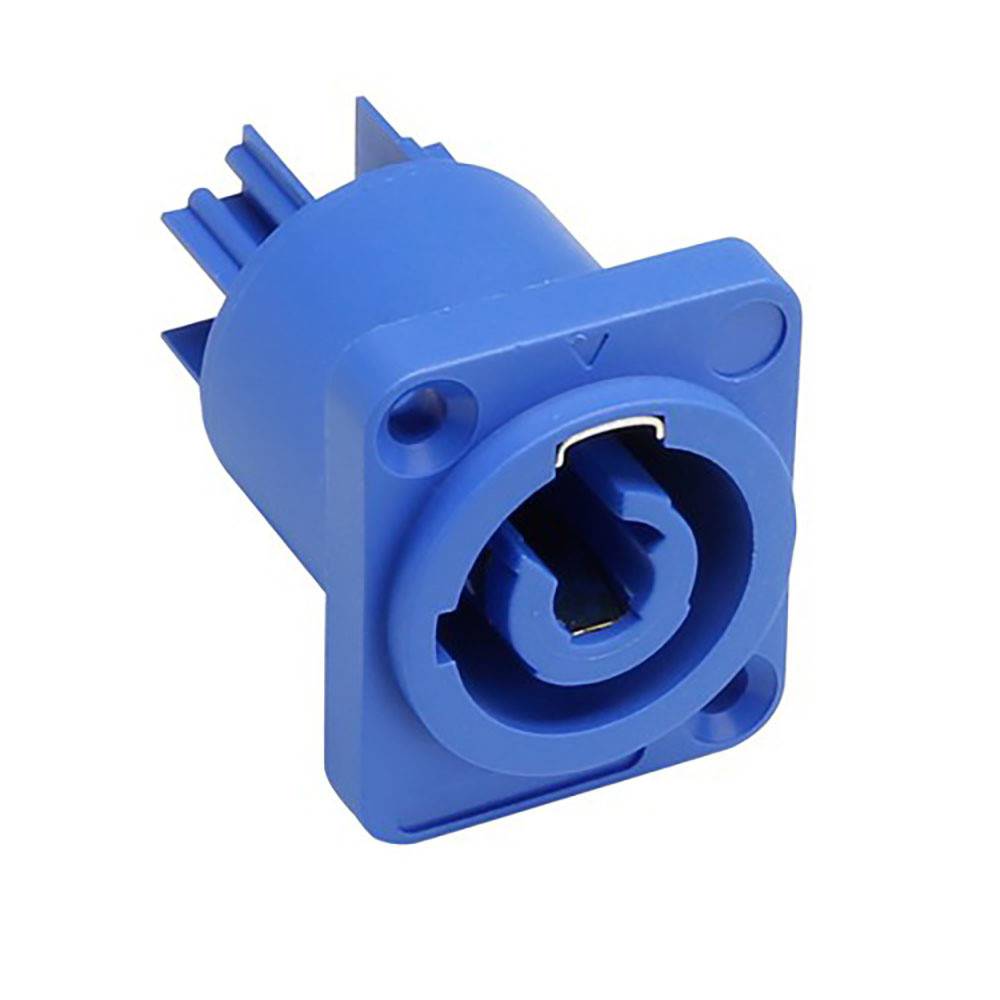Adam Hall 7921 V2 powerconnector chassisdeel blauw