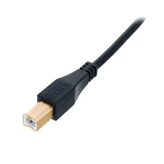 UDG U95001BL audio kabel USB 2.0 A-B recht zwart 1m
