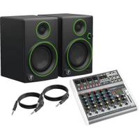 Vonyx VMM-K602 + Mackie CR3 Creative Reference monitorset en kabels