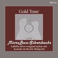 Gold Tone MBLNS Microbass Silverbacks snarenset