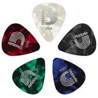 D'Addario 1CAP6-10 assortiment pearl celluloid plectra 10 pack heavy