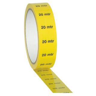 Showtec marker tape geel 20 meter code