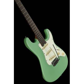 Schecter Nick Johnston Traditional SSS Atomic Green elektrische gitaar