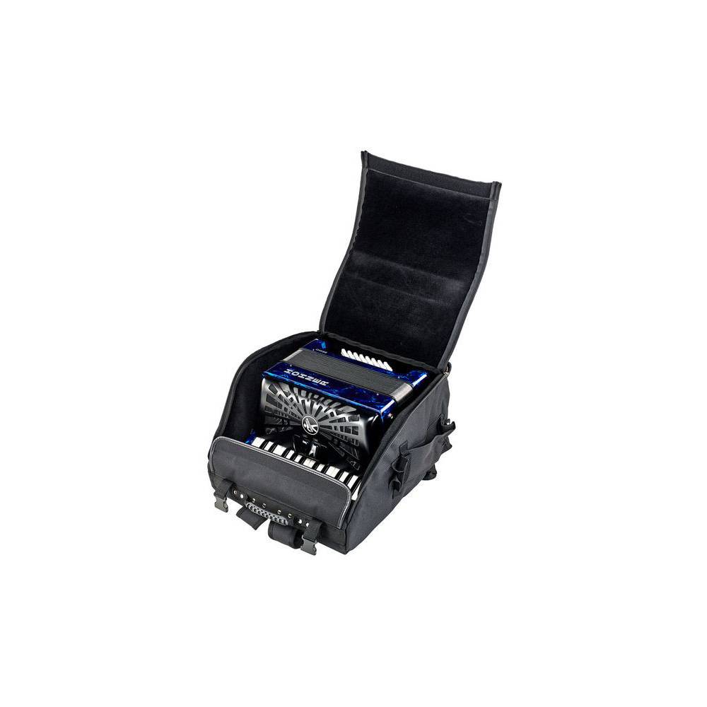 Hohner Bravo II 48 Blauw, Silent Key accordeon
