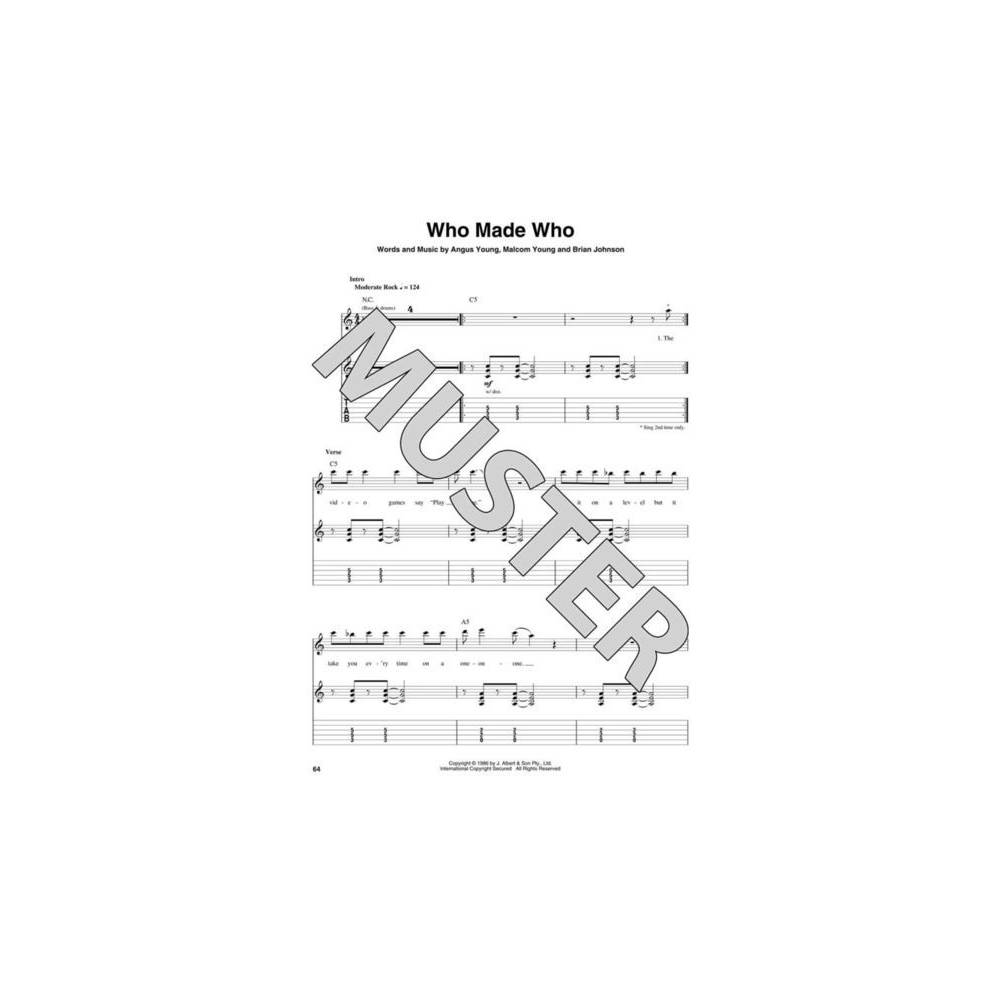 Hal Leonard Guitar Play Along Volume 149 ACDC Hits