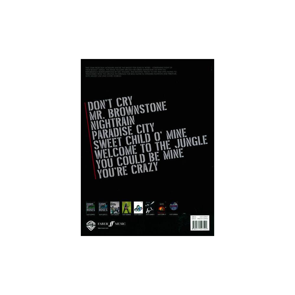 Hal Leonard Authentic Playalong Guns N Roses Bass Guitar