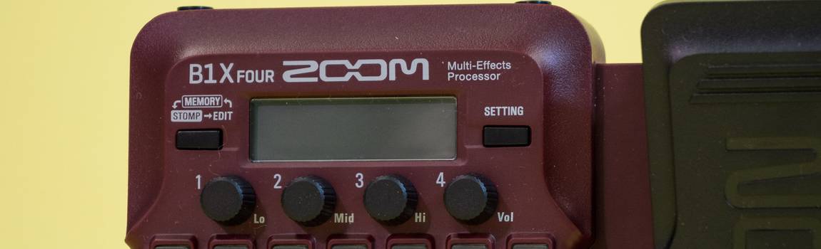 Review: Zoom B1X Four 'the effects pedal for bass players'