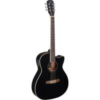 J.N Guitars Bessie BES-ACE Black E/A westerngitaar