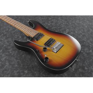 Ibanez Prestige AZ2402L Tri Fade Burst Flat linkshandige elektrische gitaar
