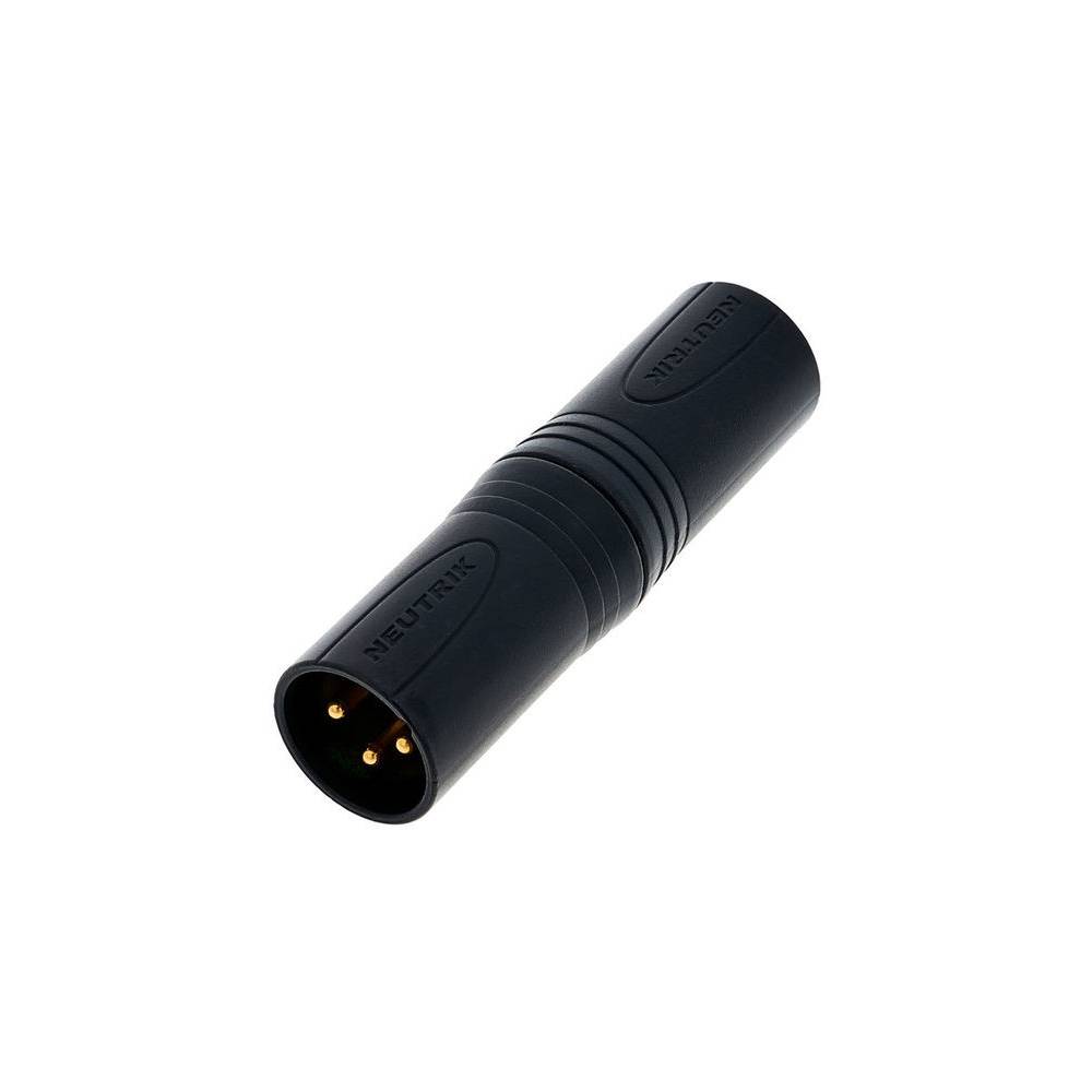 Neutrik NA3MM-B XLR male naar XLR male adapter zwart