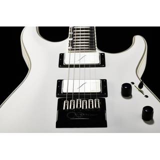 ESP LTD Deluxe MH-1000 EverTune Snow White elektrische gitaar met Fishman Fluence Modern elementen