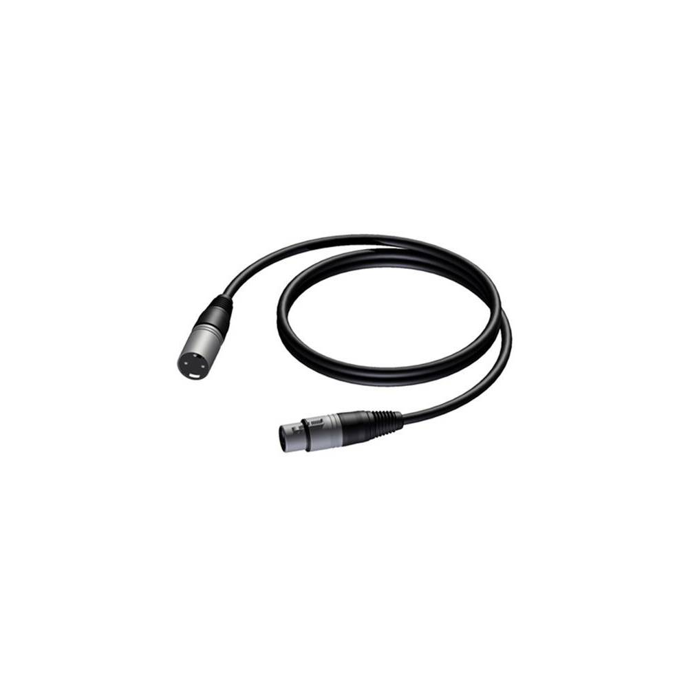 Procab CAB901 XLR male - XLR female 0.50 meter