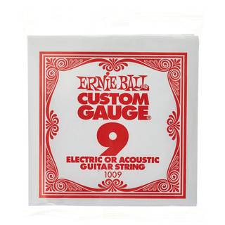 Ernie Ball 1009 Plain Steel .009 losse gitaarsnaar