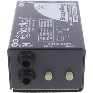 Radial StageBug SB-6 passieve stereo line isolator