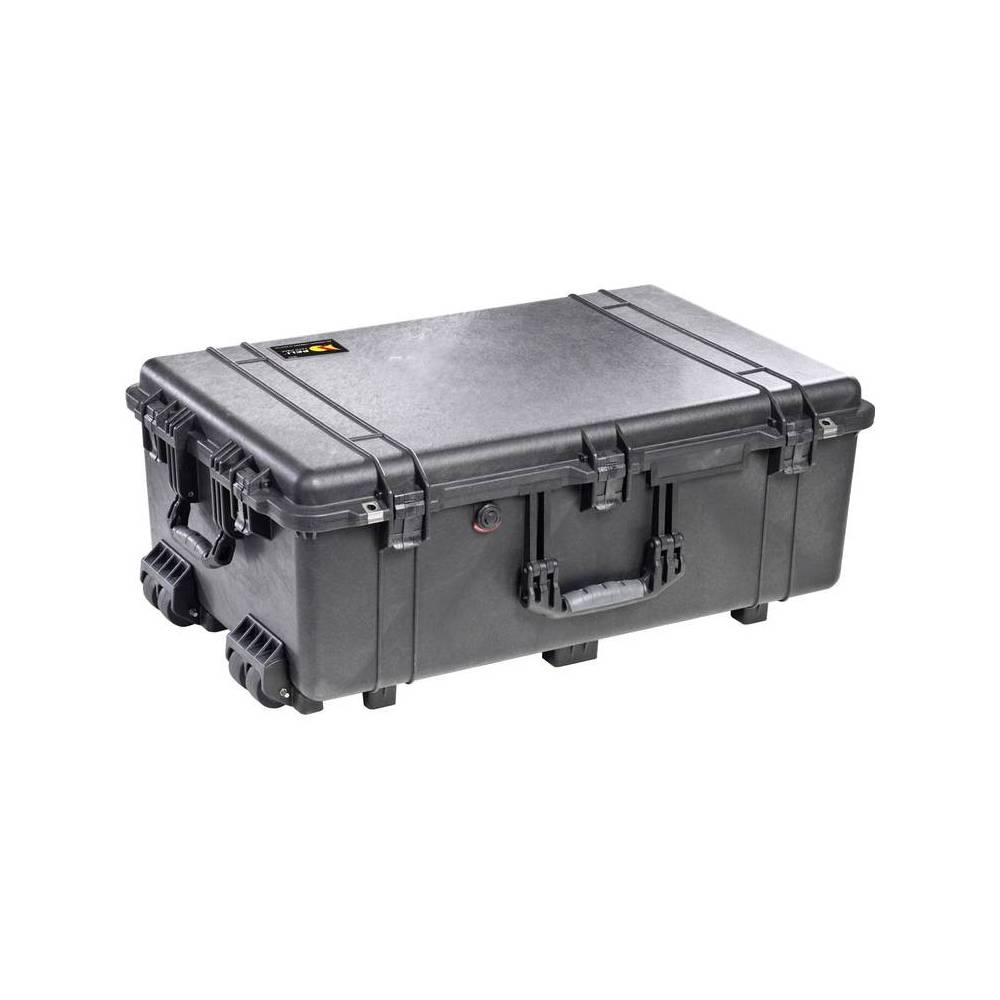 Peli 1650 zwarte trolley met schuim 722x442x270 mm