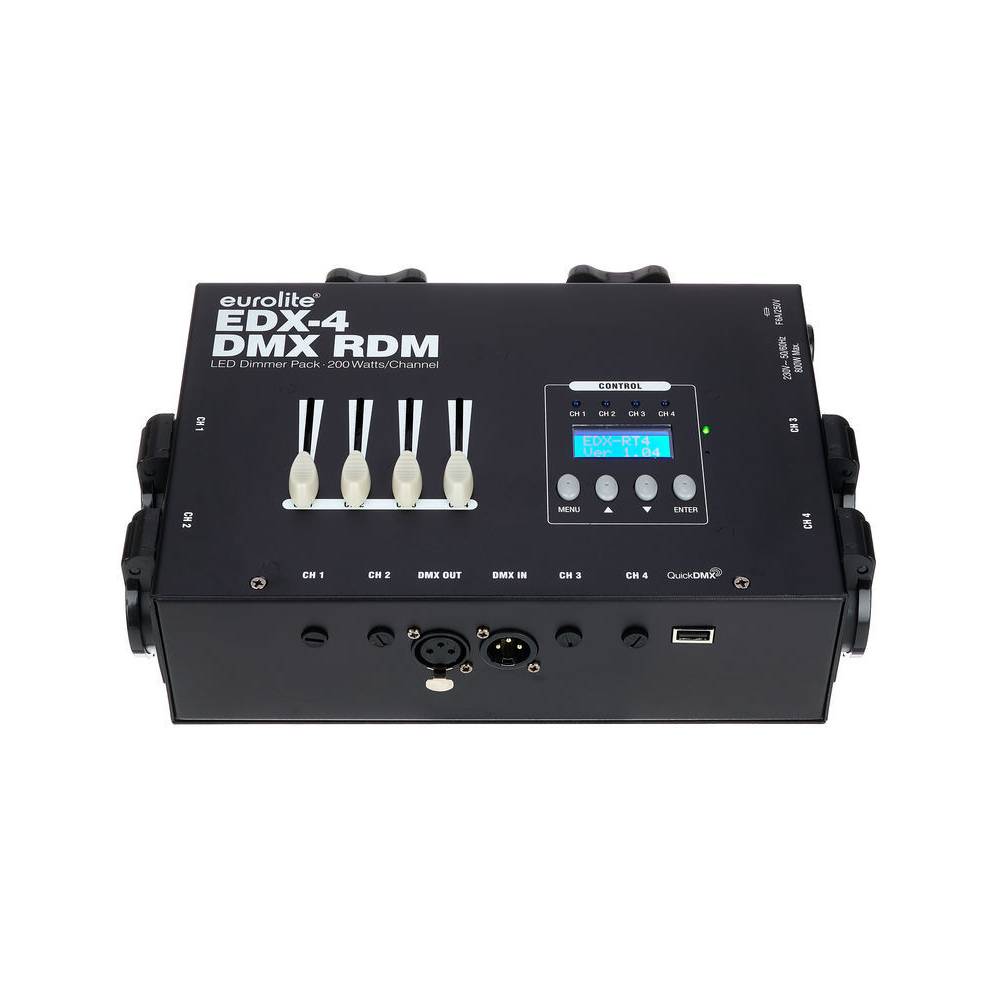 Eurolite EDX-4 DMX RDM LED dimmer pack