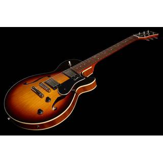 GODIN Montreal Premiere - Thin-line, Semi-hollow body Sunburst HG
