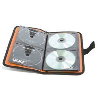 UDG CD Wallet 24 Steel/Orange inside