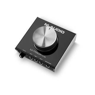M-Audio M-Track Hub monitoring audio interface met USB-hub