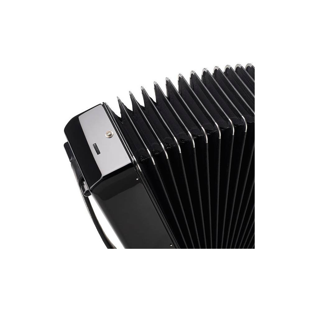Hohner Amica Forte IV 120 Zwart, Silent Key accordeon