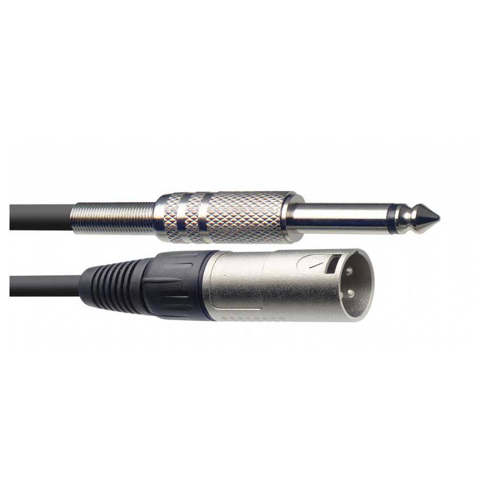 Stagg SAC1/PXMDL XLR-male naar 6.35 mono jack-male 1 meter