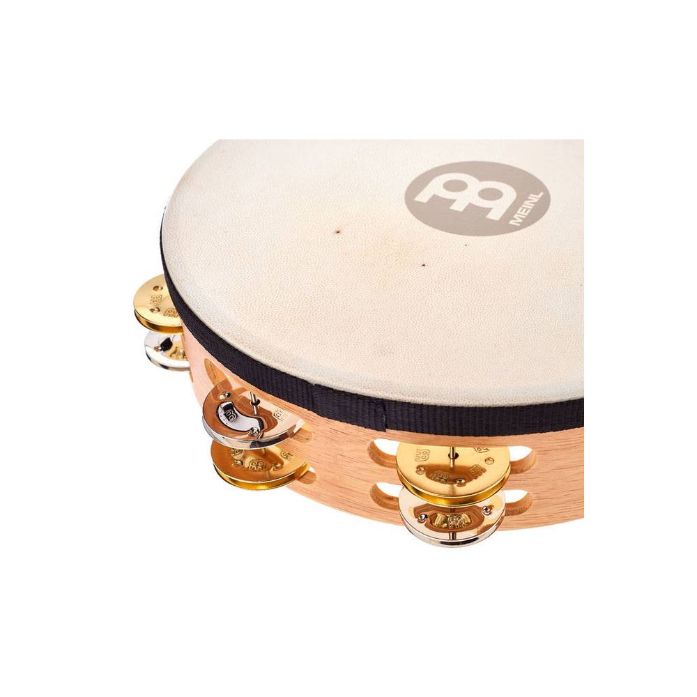 Meinl TAH2M-SNT Recording-Combo Wood Tambourine 10 inch met vel